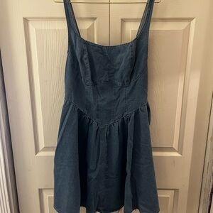SHEIN Blue Denim Dress